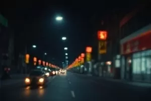 《海岸线以北》公路与海岸并行远景
